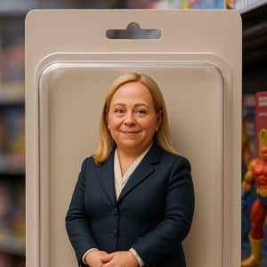 Ritratto in stile "Action Figure"