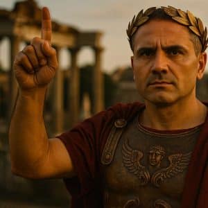 Ritratto in stile "Giulio Cesare"