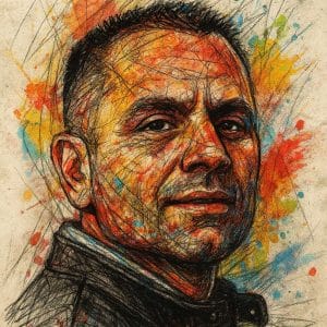 Ritratto in stile "Urban Graffiti"